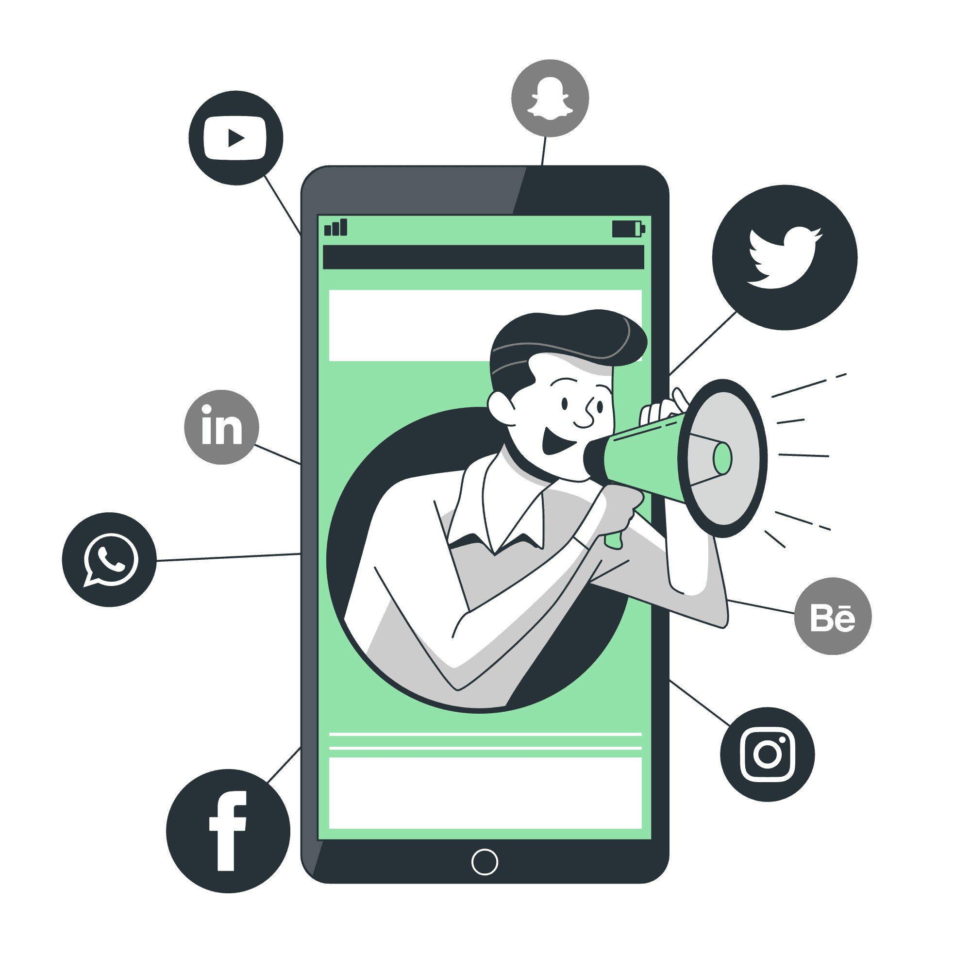 End-to-end digital marketing solutions designed to grow your brand and generate leads. We specialize in social media marketing, pay-per-click (PPC), email campaigns, and content marketing tailored to your audience and business objectives.